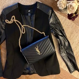 H&M Leather Blazer